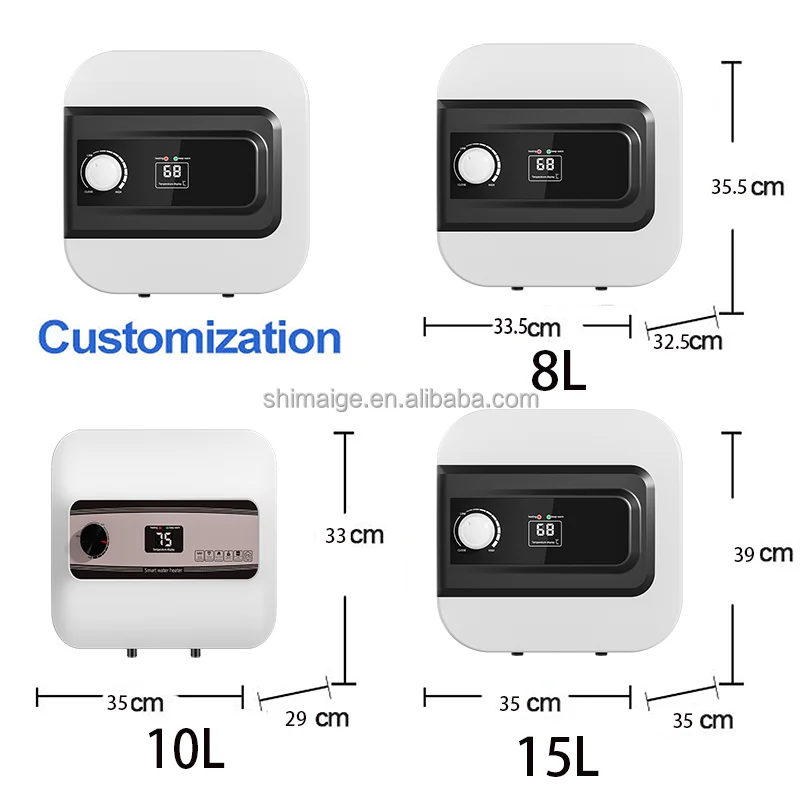 10L Stainless Steel Hotel Use Portable Wall-Mounted Energy Efficient Class a Electric Hot Water Heater