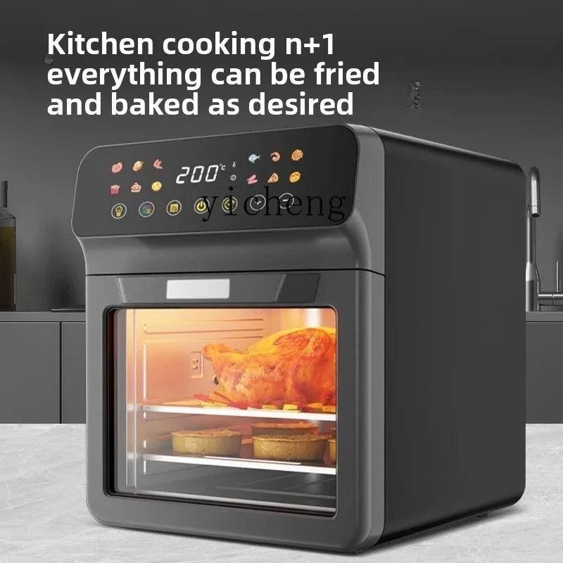 ZK air fryer 24 liters large capacity household visual intelligent touch all-in-one machine