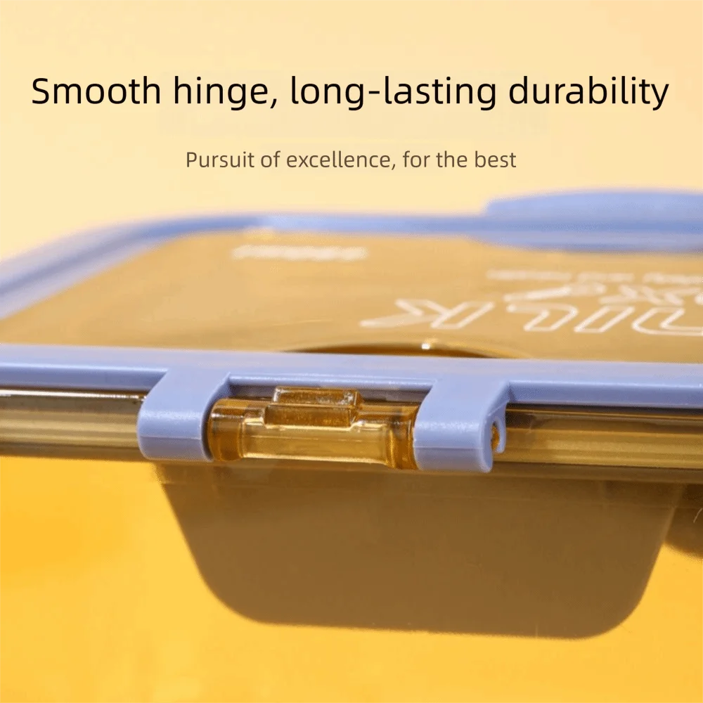 BPA-free Portable Milk Powder Jar Buckle Design UV-Resistant Formula Storage Box with Spoon Food Grade Coffee Bean Can Grain