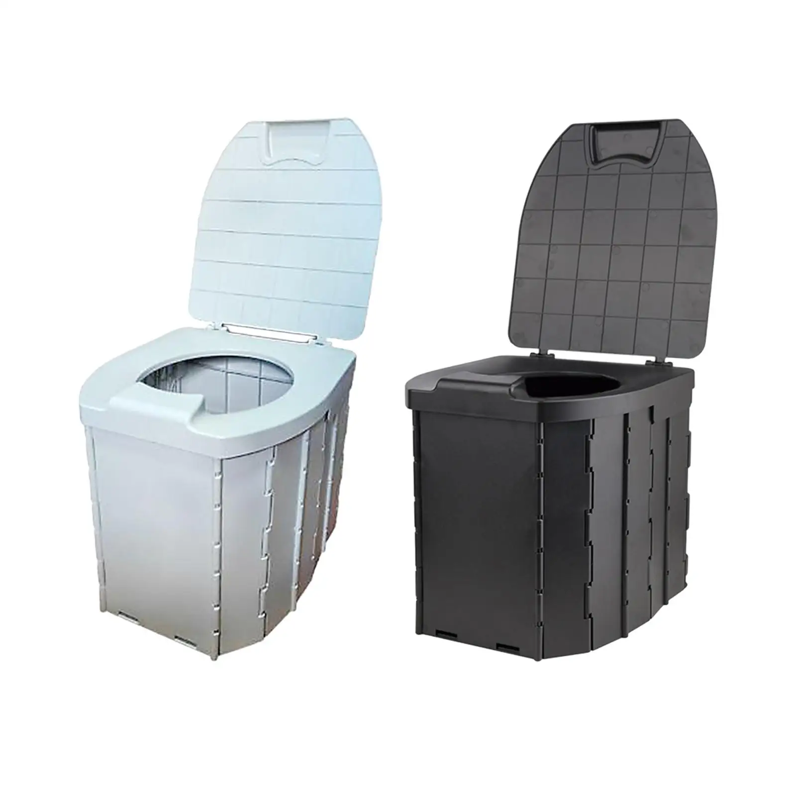 Folding camping toilet, portable toilet for camping, multi-purpose children