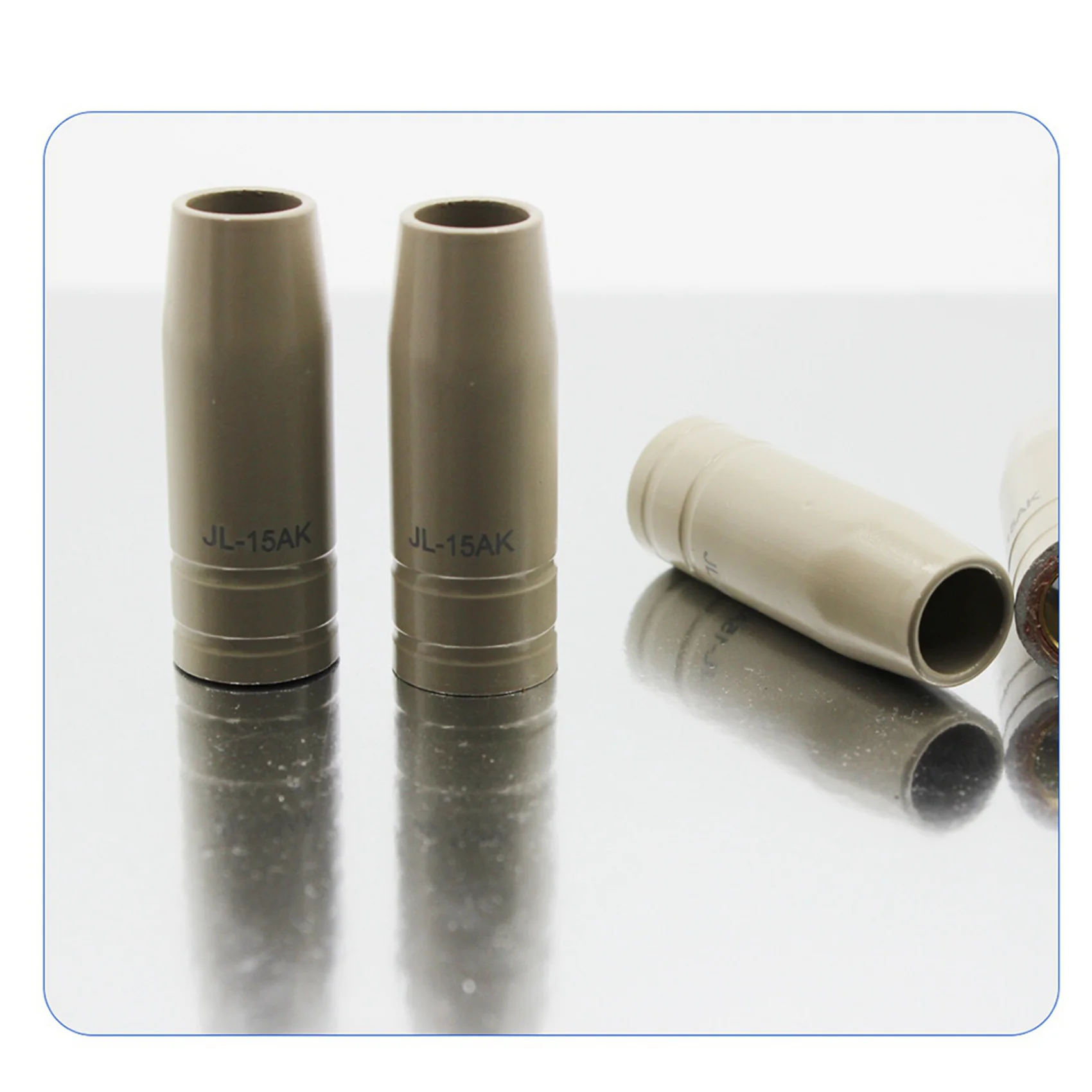 

ABBP-15AK Coating Protection Nozzle Non-Stick Welding Slag European Airless Gas Protection Machine Protective Sleeve 15Pcs