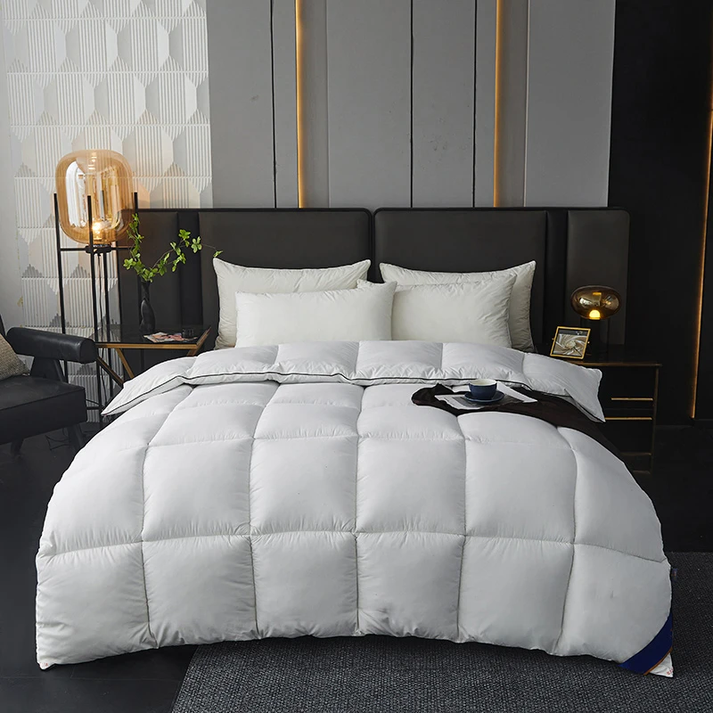 Warm Winter Thick Quilts for Single Double Couple Bed Blanket warm duvet Down Filling Comforters 150x200cm