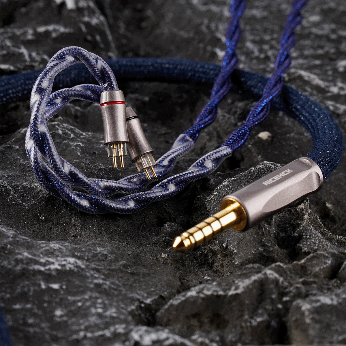 NICEHCK DearOrpheus IEM Kabel Tembaga Platinum Aloi Earphone Kawat Peningkatan MMCX/2Pin Steker Berlapis Emas untuk BA15 Himalaya MKIII