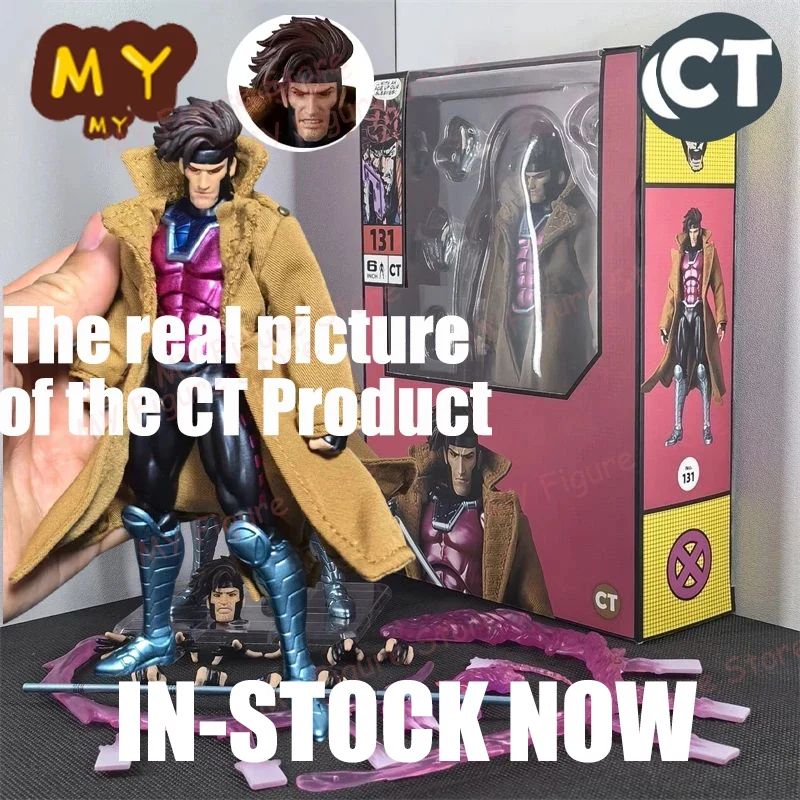 В НАЛИЧИИ CT Toys Gambit Mafex 131, фигурка SHF X-Men Росомаха, фигурка, статуя из ПВХ, модель, фигурка, детская игрушка, индивидуальные подарки