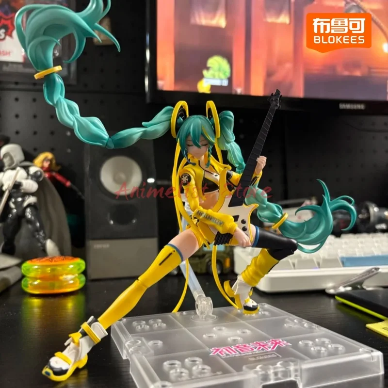 

In Stock Hatsune Miku Figure Blokee Action Figure Assembly Figurine Original Singer Miku Cartoon Anime Figures Collection Toy
