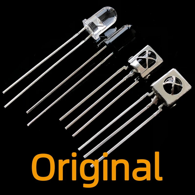 20-30pcs 5mm IR LED Emitting Diode Kit Transmitter VS1838 Receiver Infrared Light Emitter Phototransistor Set
