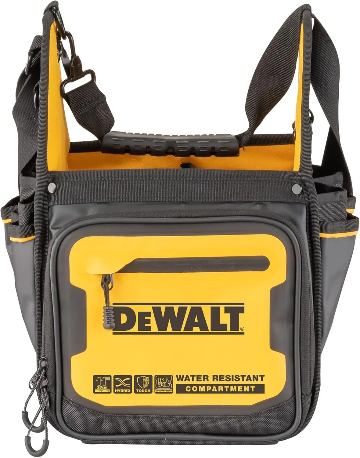 DEWALT Tool Bag, Electrician Tote, Tool Storage and Organization, Durable and Water Resistant, 11 Inch (DWST560105)