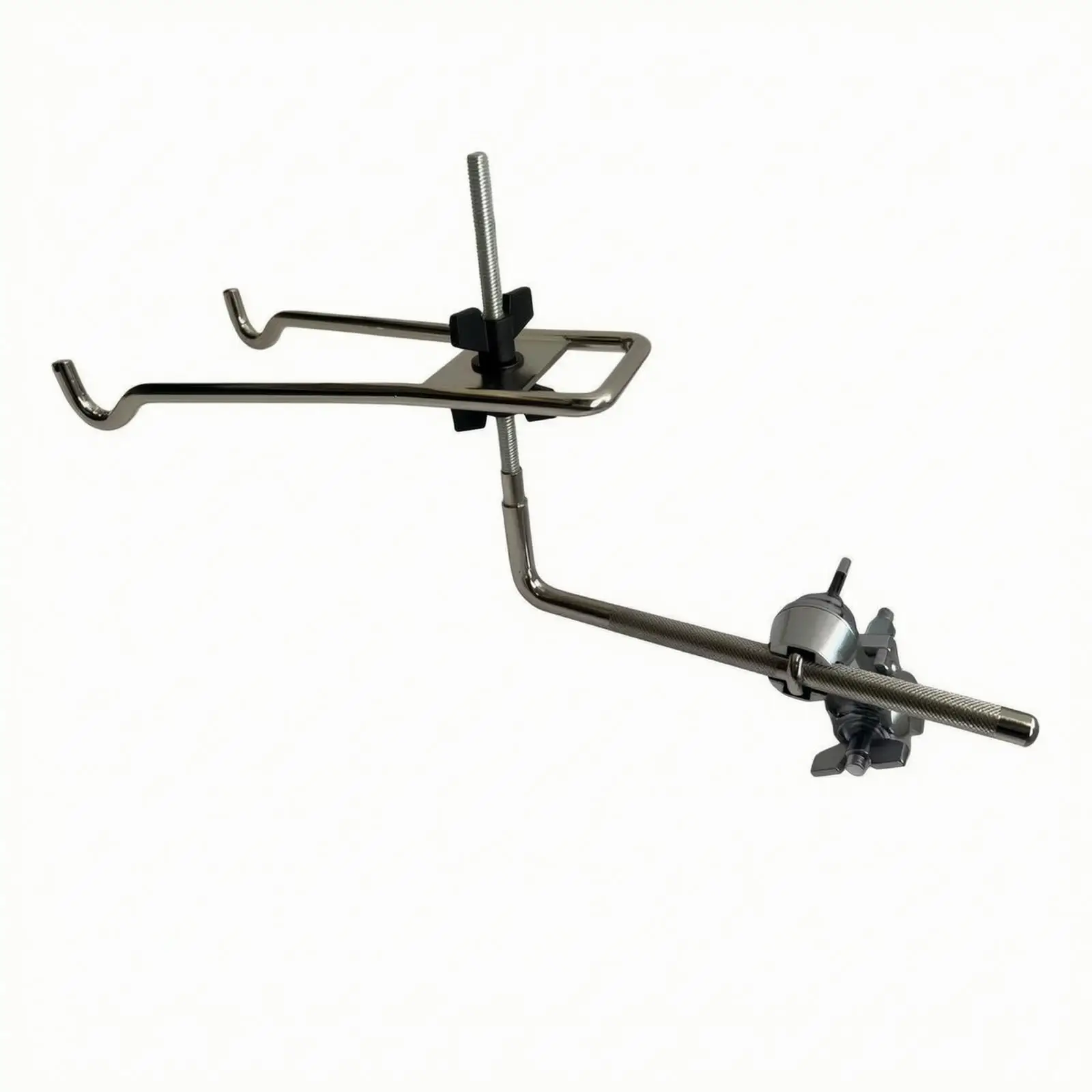 Gong Mounting Bracket with Hook Arms Stable Percussion Accessory Mount for Stage