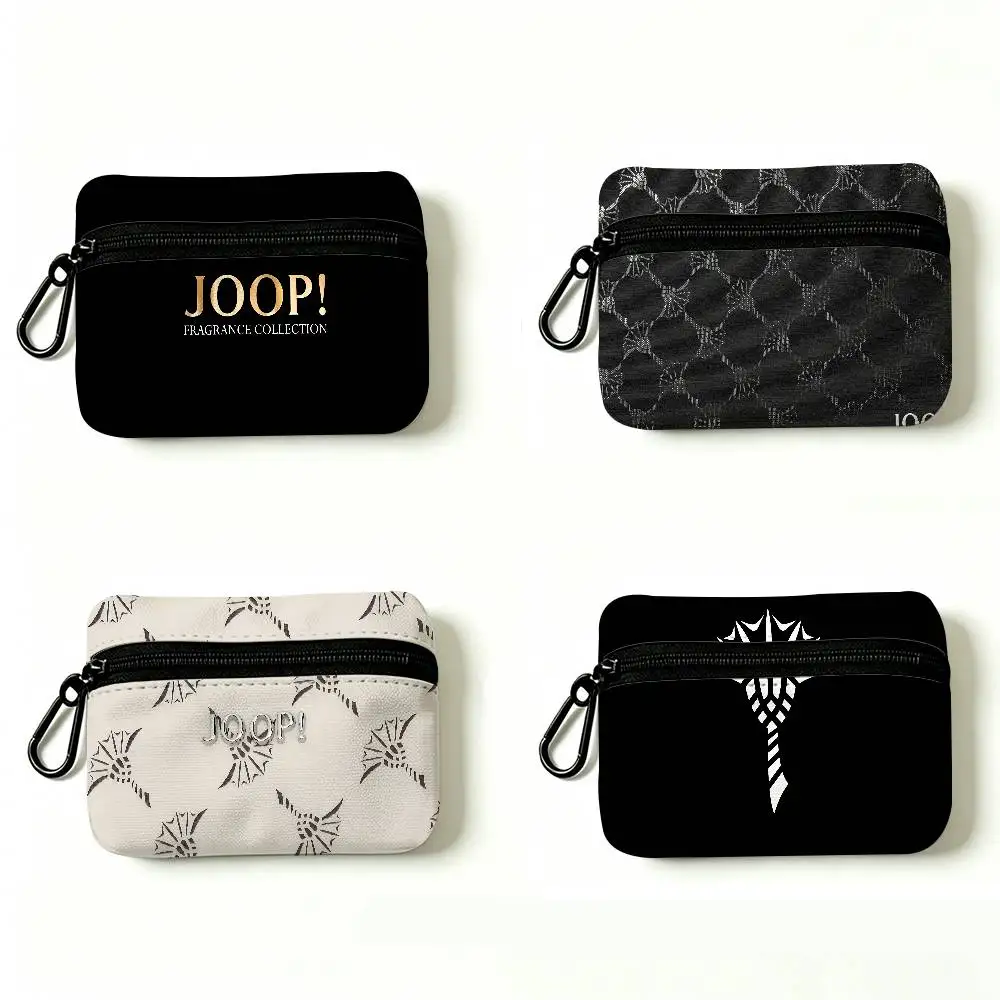 J-Joop Sophisticated-Chic Daily Carry Oxford Fabric Small Coin Purse Multi-use Storage Pouch For Keys Cards Coins