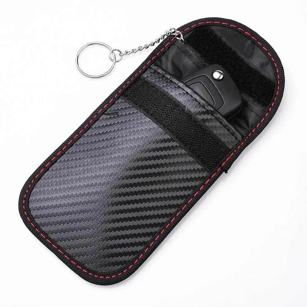 Card Car Keys Case FOB Signal Blocker Bag RFID Shielding Key Credit Card Bags Organizer for Privacy Protection