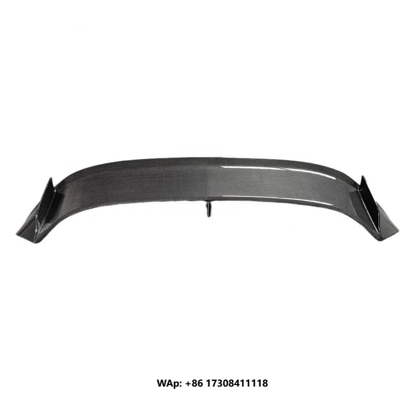 High Quality PK Style Dry Carbon Fiber Rear Spoiler Trunk Spoiler for  F8 Tributo 2019-2021
