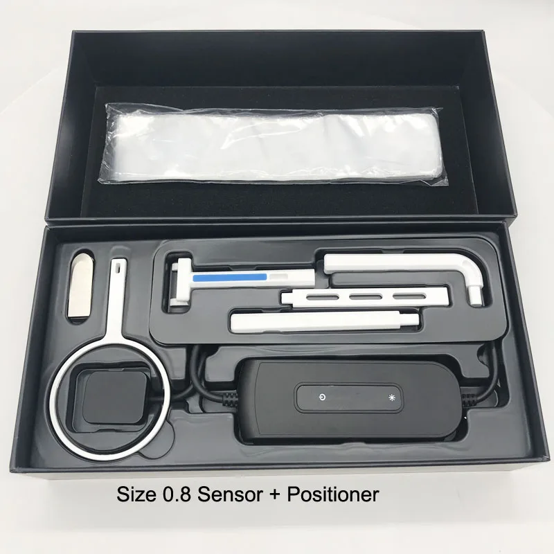 Low-Dose Digital Intraoral Dental XRay Sensor Image Sensor Size 0.8 & Size 1.5 with Sensor Positioner