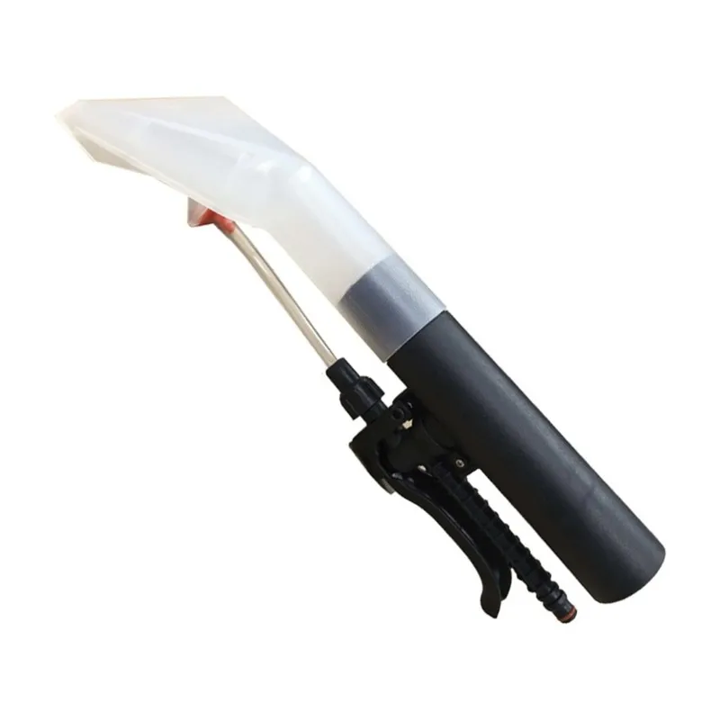 ABAE-35Mm Short Sprayers Vacuum Extractor Nozzle Head With 2.5M Water Pipe For Carpet Sofa Machine, Clear Scraper Head Tool
