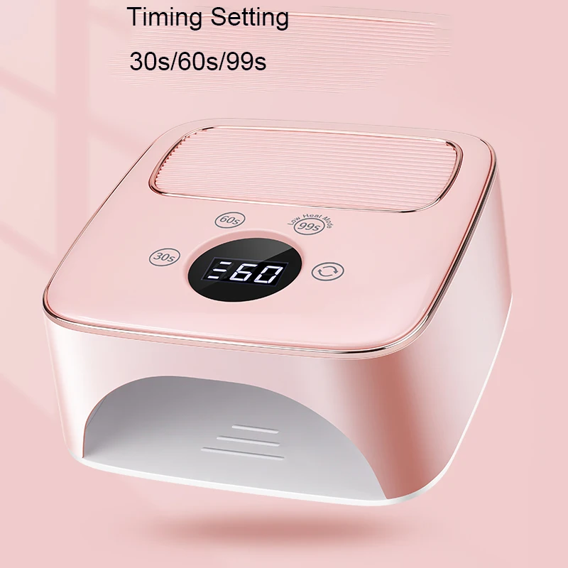 2022 ใหม่เจลโคมไฟอบแห้ง 15600mA แบตเตอรี่ 48W UV LED เครื่องเป่าเล็บ UV LED โคมไฟสําหรับเล็บ Lounge