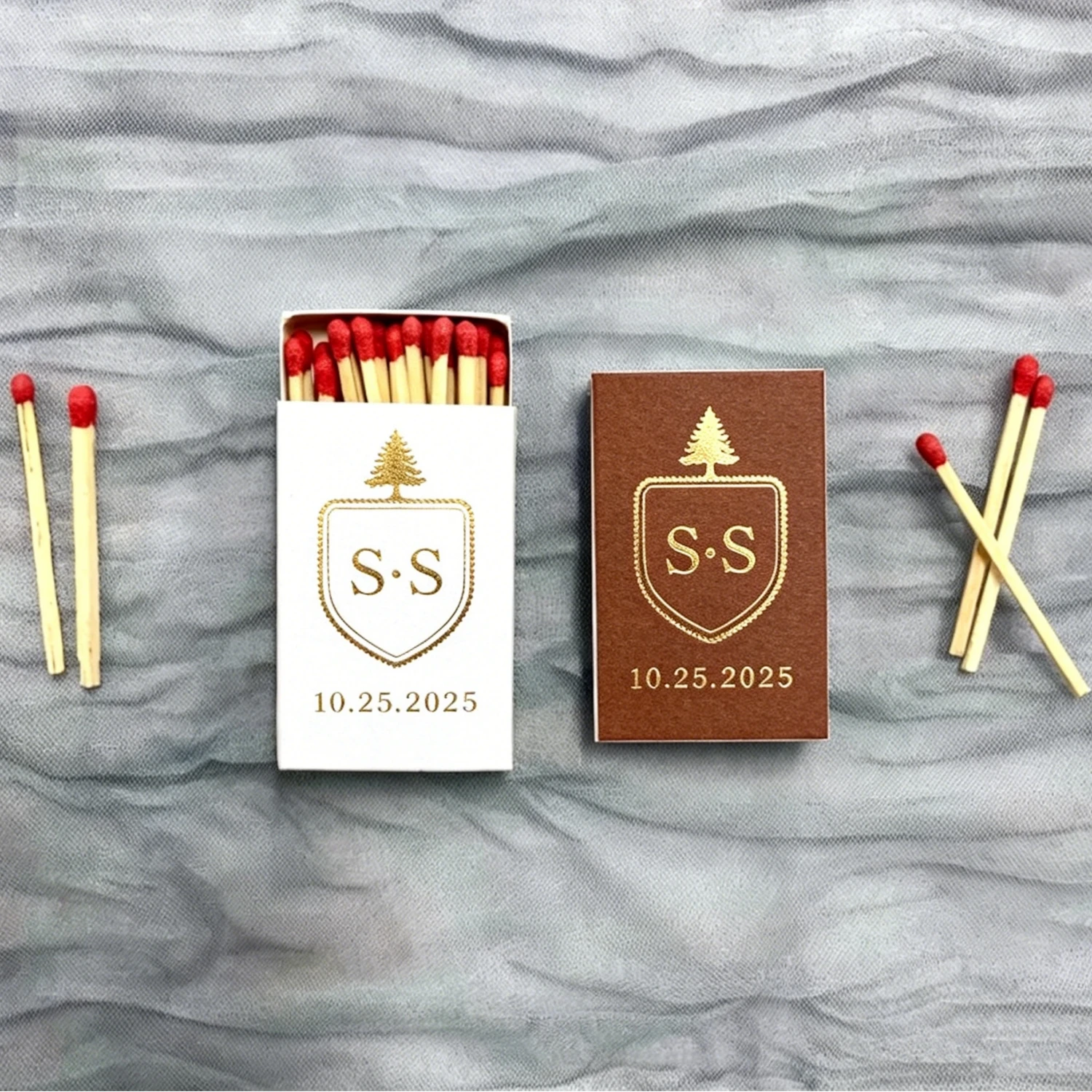 

Personalized Wedding Splendid Matchboxes, Custom Splendid Safety Matches, Elegant Decor for Wedding