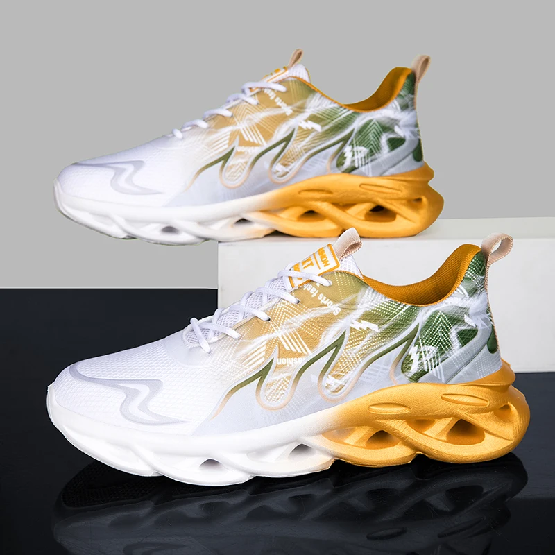 Hot Selling Autumn Trend Ultra Light Mens Sports Shoes Lightweight Cushioning Running Shoes Supportive Comfortable Walking Shoes