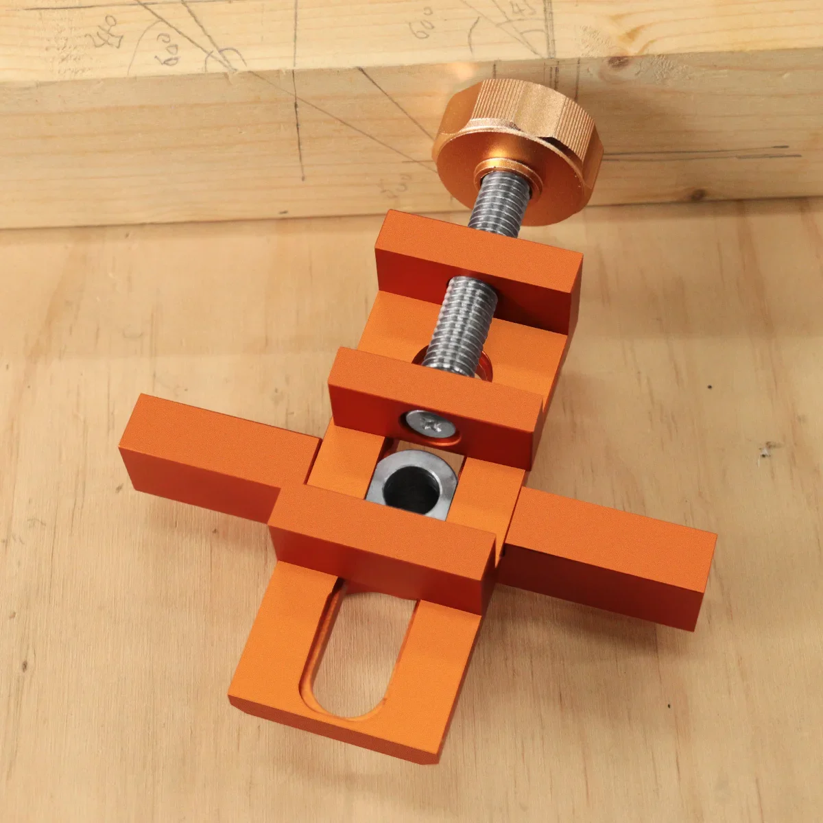 Cabinet Door Installation Positioner 6/8/10mm Rebounder Punched Mounting Jig Wardrobe Cabinet Door Panel Installation Jig