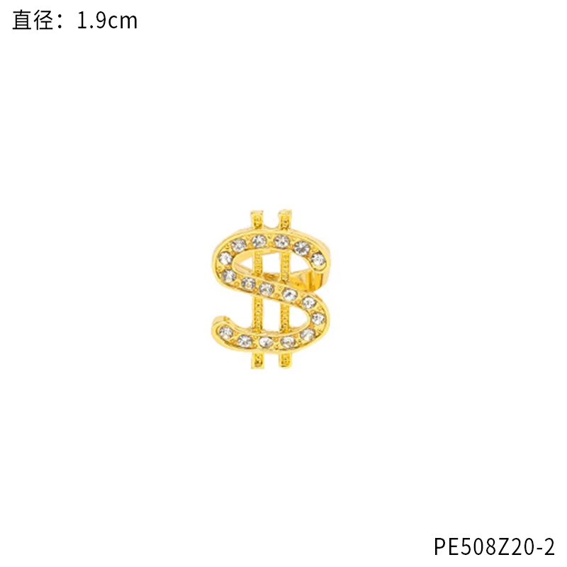 Accessoires voor hiphopkostuums uit de jaren 90: snor, $ sieraden, zonnebrillen, ketting en riet – ideaal voor thema-outfits uit de retro jaren 90.