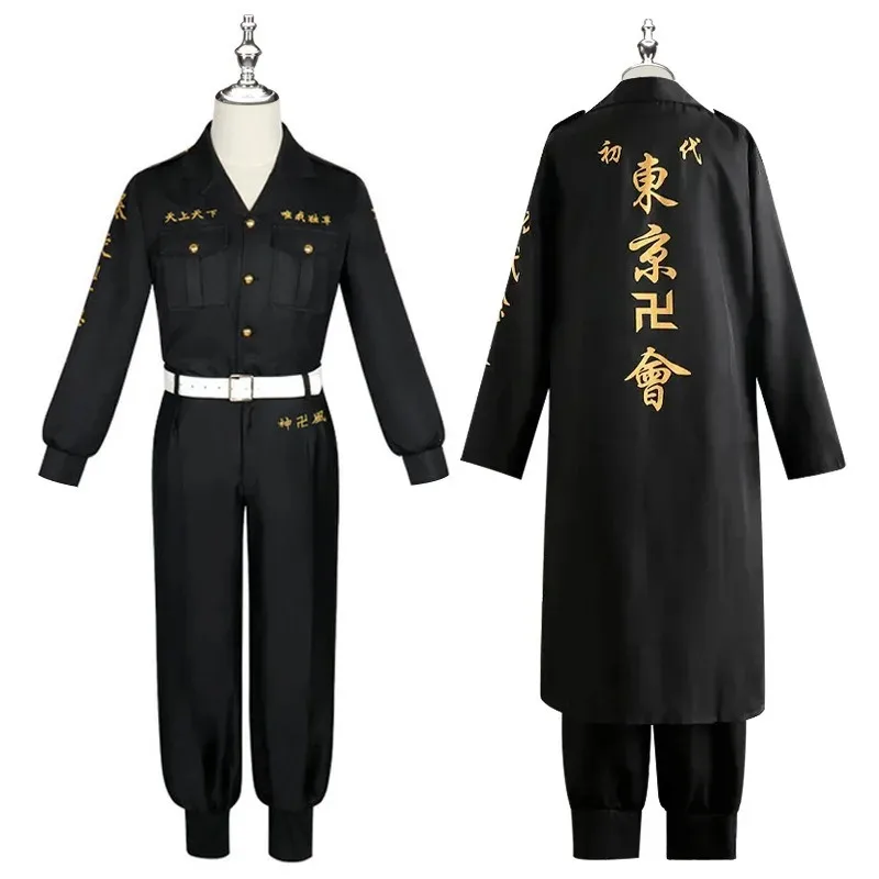 أزياء أنيمي دراكن التأثيرية طوكيو المنتقمون زي موحد ميكي أزياء تنكرية مانجيرو سانو شعر مستعار تأثيري هالوين النساء والرجال