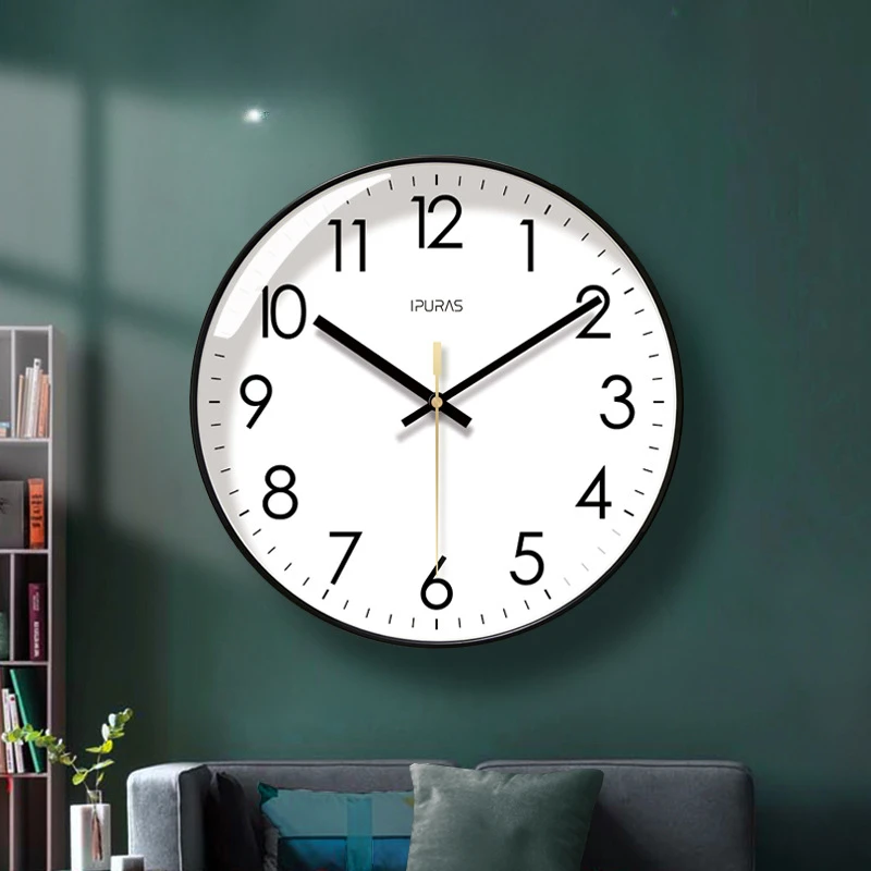 Classic Living Room Clock Portable Clock Hanging Clock Wall Mounted Ultra Quiet Quartz Clock Practical Home Decoration Bedroom