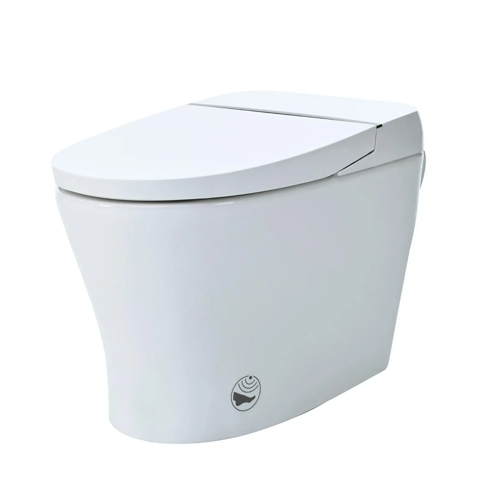 

Tankless Smart Toilet with Adjustable Heated Seat & Night Light for , Convenient
