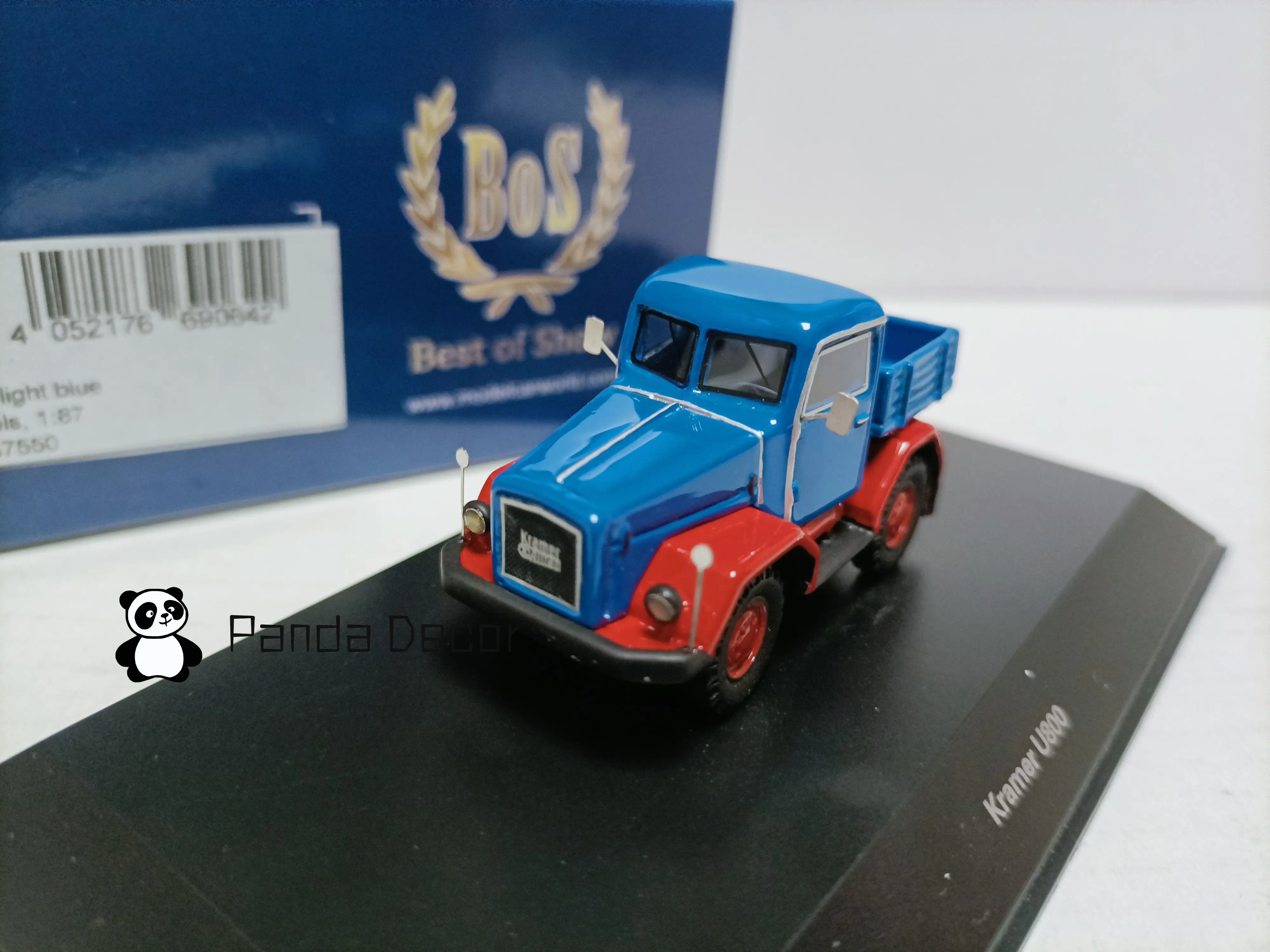 

Home Decoration Car Accessories Bos 1/87 Kramer U800 1955 Deep Blue Agricultural Transport Truck