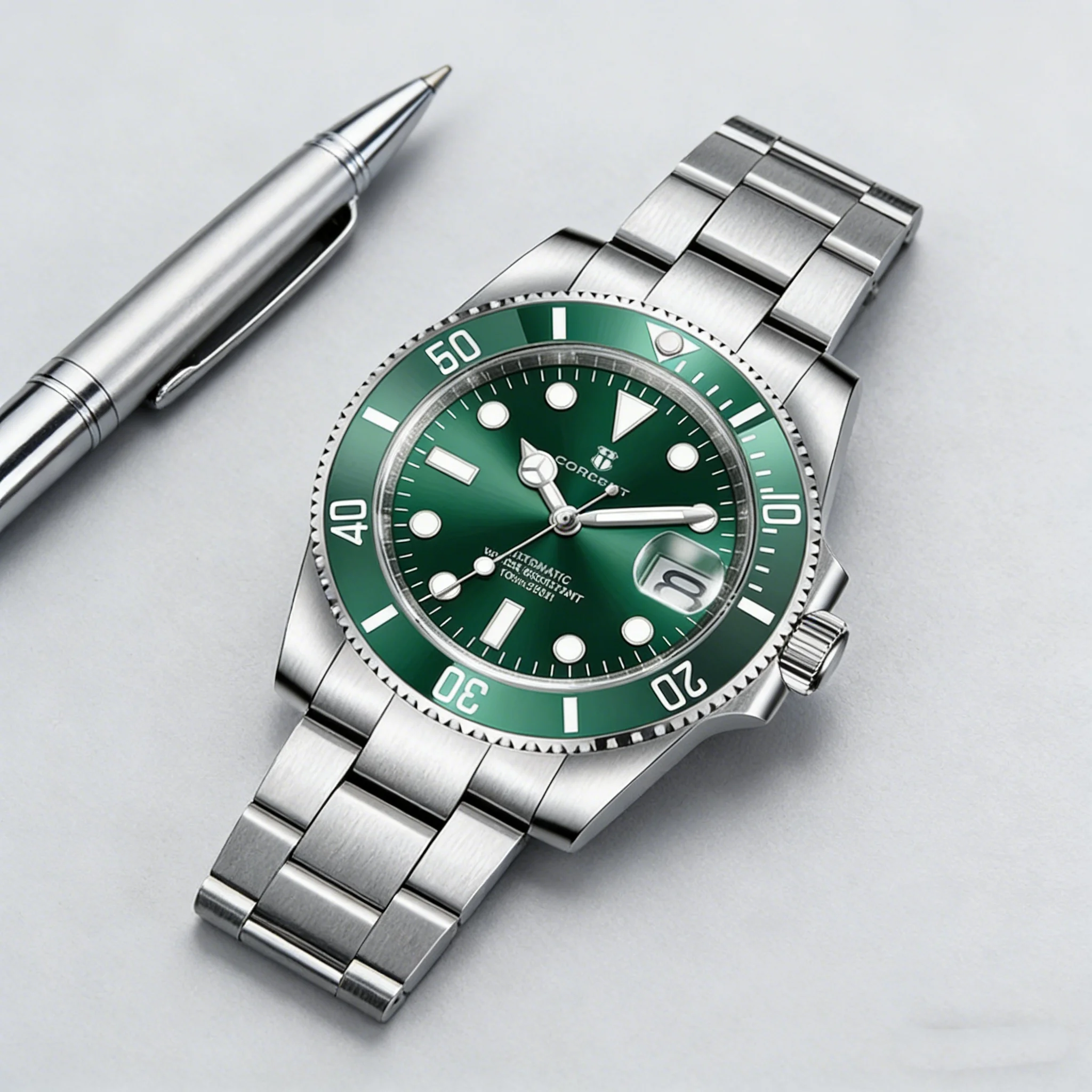 Relógio de Pulso Quartz 40mm 5 - Luxury Watch Brands Logo avaliação e preço