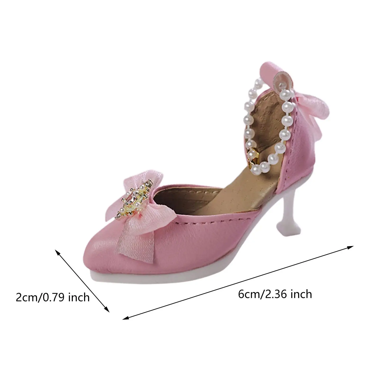 1:4 High Heel Shoes Comfortable Costume Accessories for 42-45cm Doll Pendant Doll Kids Doll Halloween Gifts Children's Gifts