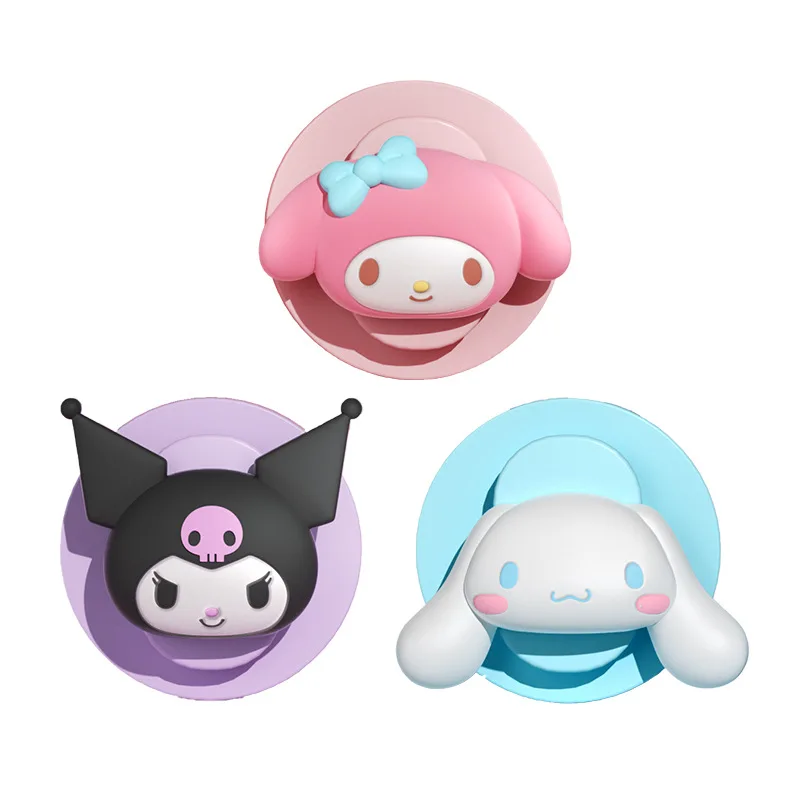 Sanrio Car Hook Hello Kitty Kuromi Front Passenger Car Adhesive Hook Office Multi-Functional Adhesive Hook Mini Cute Small Hook view 6