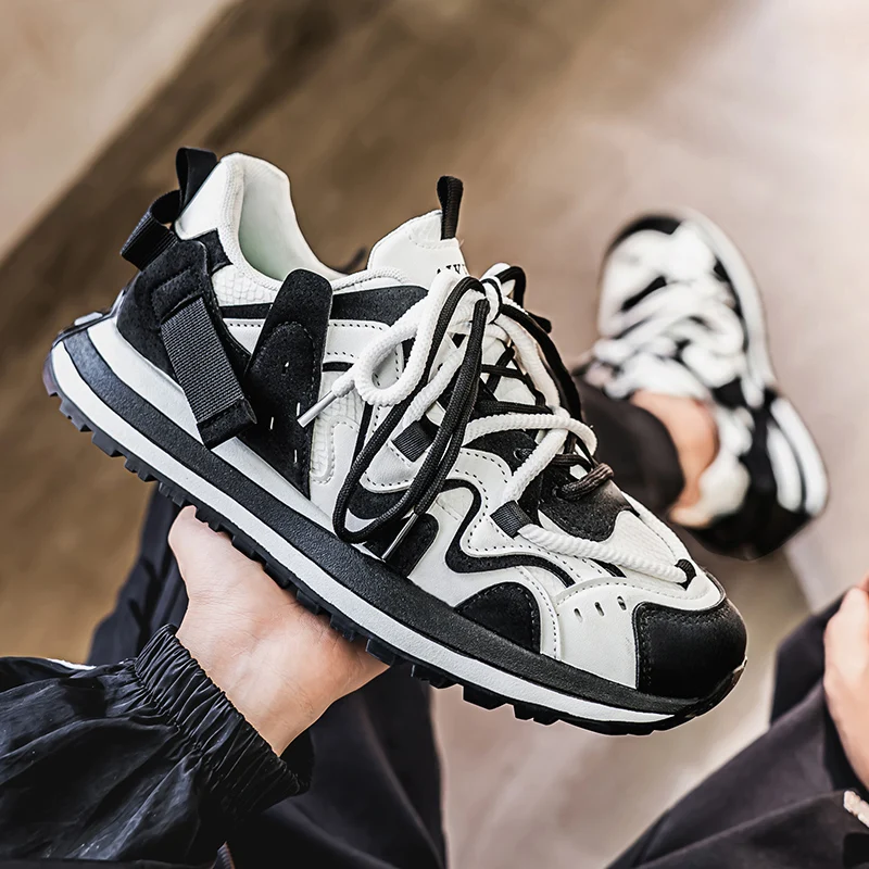 

Модные мужские повседневные кроссовки Дизайнерские дышащие кроссовки Удобная противоскользящая прогулочная обувь Легкая спортивная обувь для бега