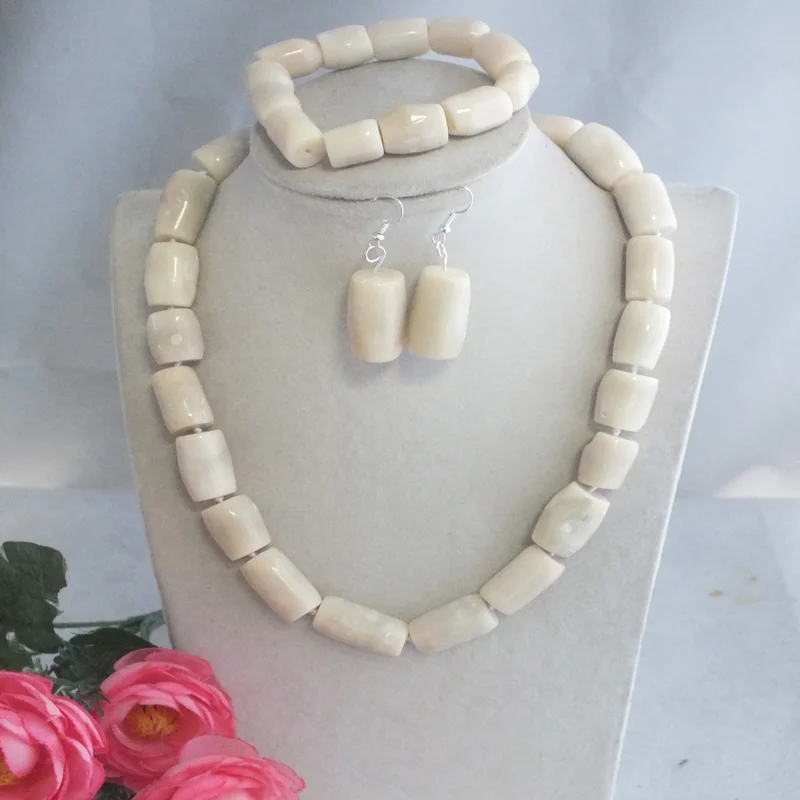 

Latest New Design Coral Beads Jewelry For Wedding 20"