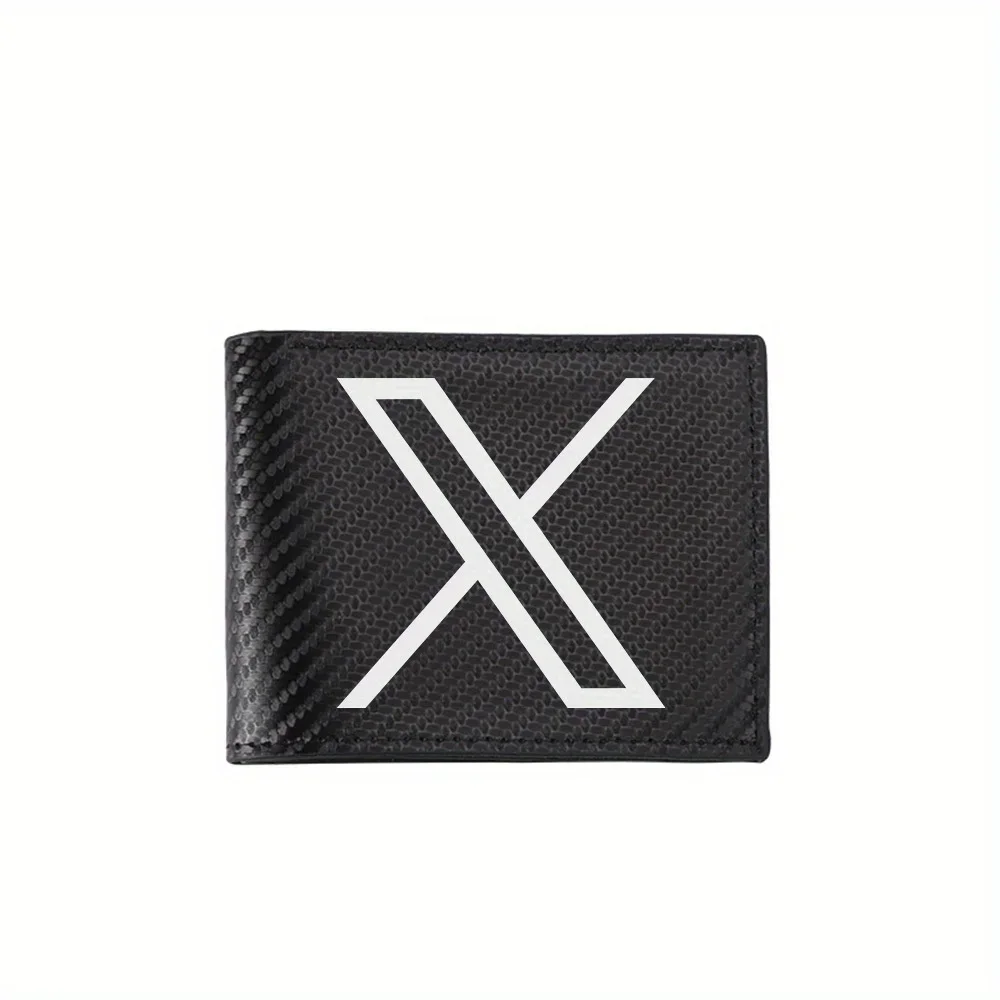 Geometric white crossing lines abstract Men's Wallets Simple Business Modern Stylish Printing Design Gifts For Father Boyfriend