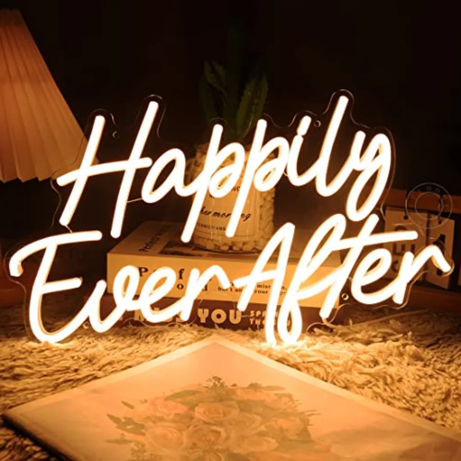 LED Neon Light Sign Wedding Party Birthday Neon Art Wall Sign Decor USB Bedroom Home Pub Decor Valentine's Day Night Light 5V 1