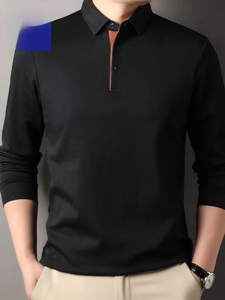 

Мужская однотонная рубашка с длинным рукавом: повседневная, деловая, свободного кроя, из дышащего хлопка, приятная к телу, базовая.