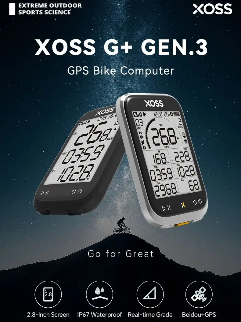 AliExpress NONE XOSS Bike Computer Gen3 Gen3pro  GPS Speedometer Waterproof Road Bike MTB Bicycle Bluetooth ANT+ with Cadence Cycling Computer