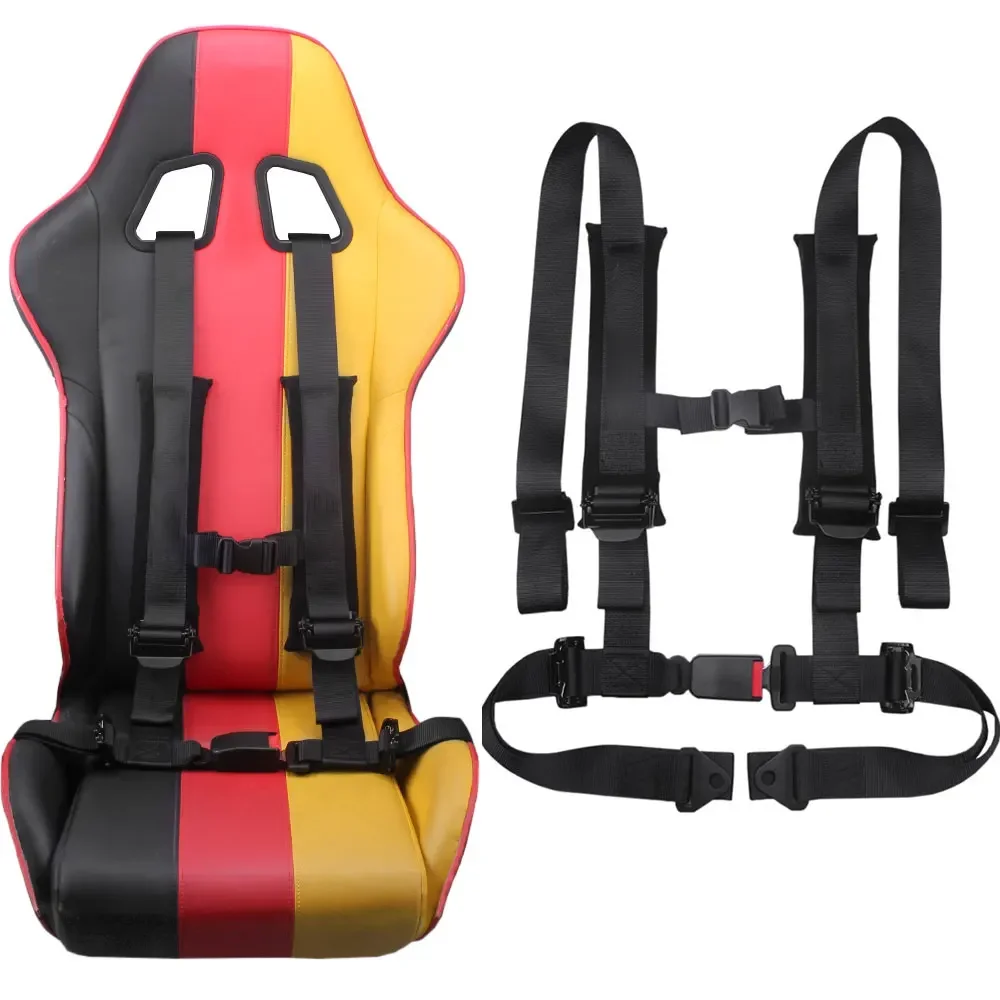 

4 Point Fixing Mounting Quick Release Nylon Seat Belt 2 inch Racing Seat Belt Universal Car Sports Racing Harness Safety