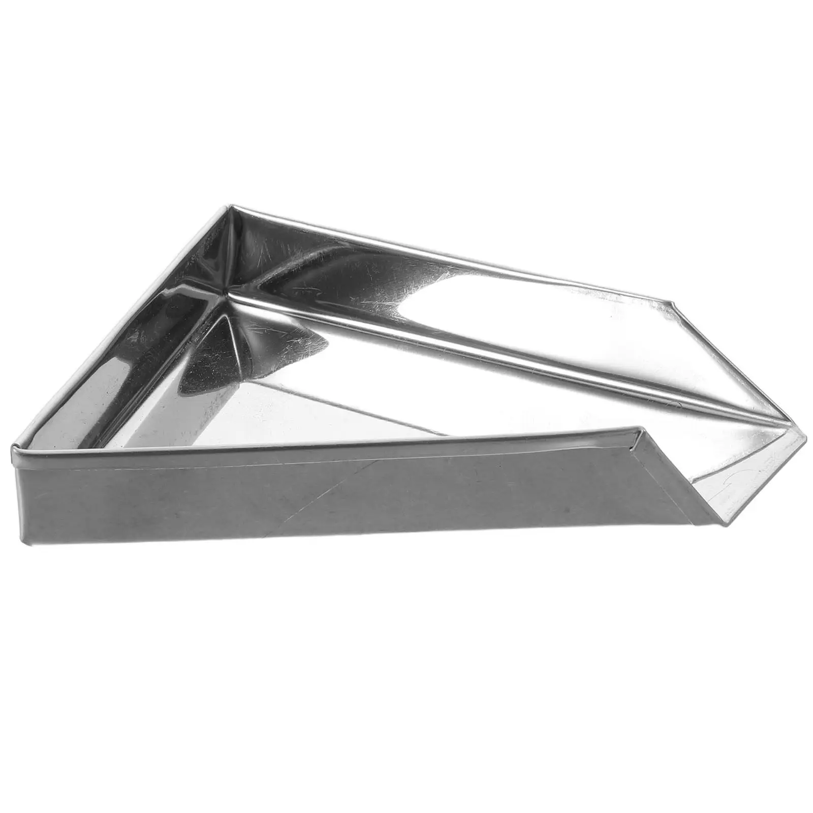 Stainless Steel Triangular Pill Organizer Pharmacy Pill Tray Tablet Counting Tray For Healthcare Worker Medicine