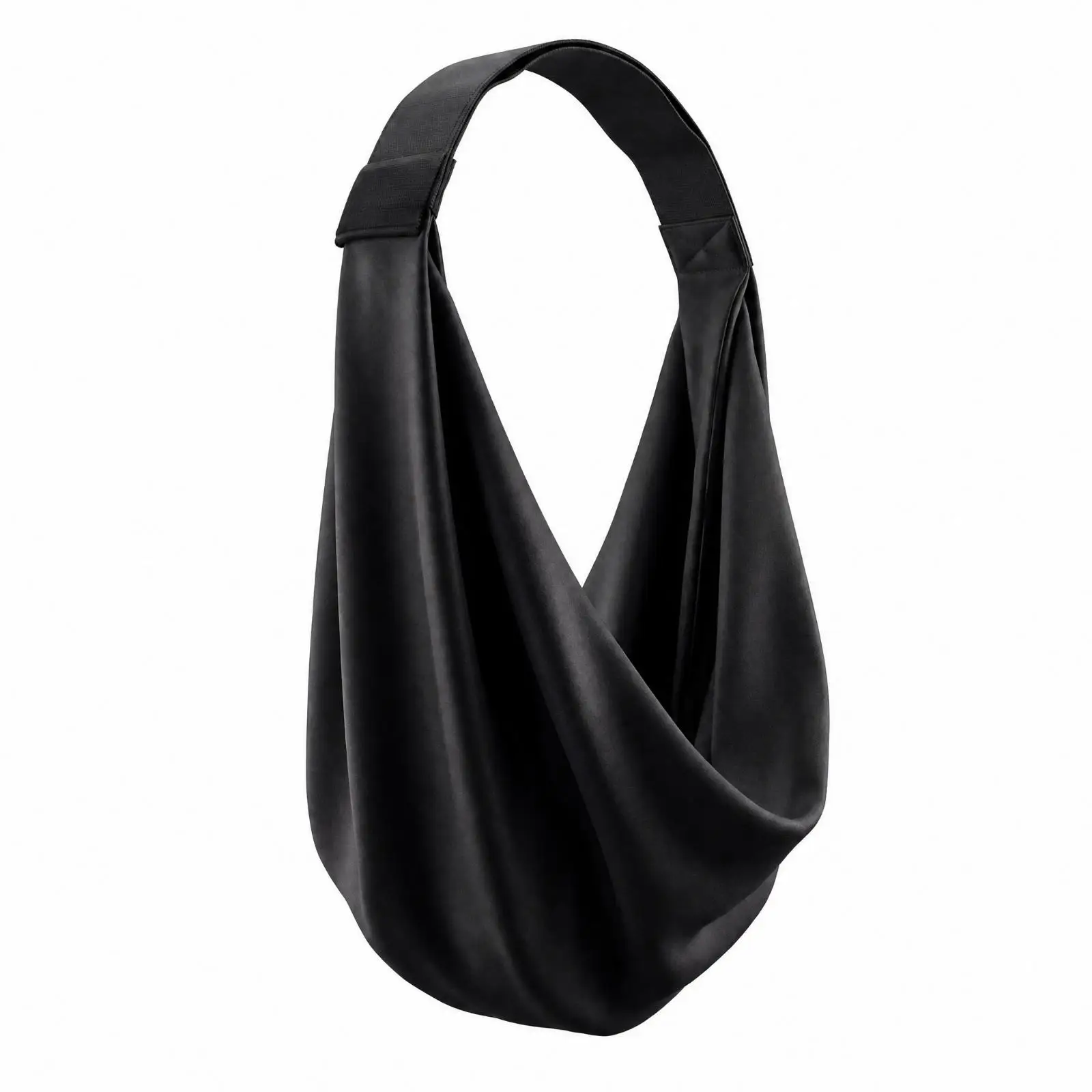 Cozy Travel Throw for Seated Journeys Black Stretch Shawl with Loop Lightweight Enveloping Blanket for Commuting Rest