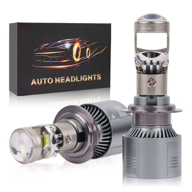 

XTG H7 H4 LED Mini Projector Headlight Bulb with Lens H11 H8 9005 9006 Fog Lamp 6000K Canbus No Error Turbo LED Car Light 12V