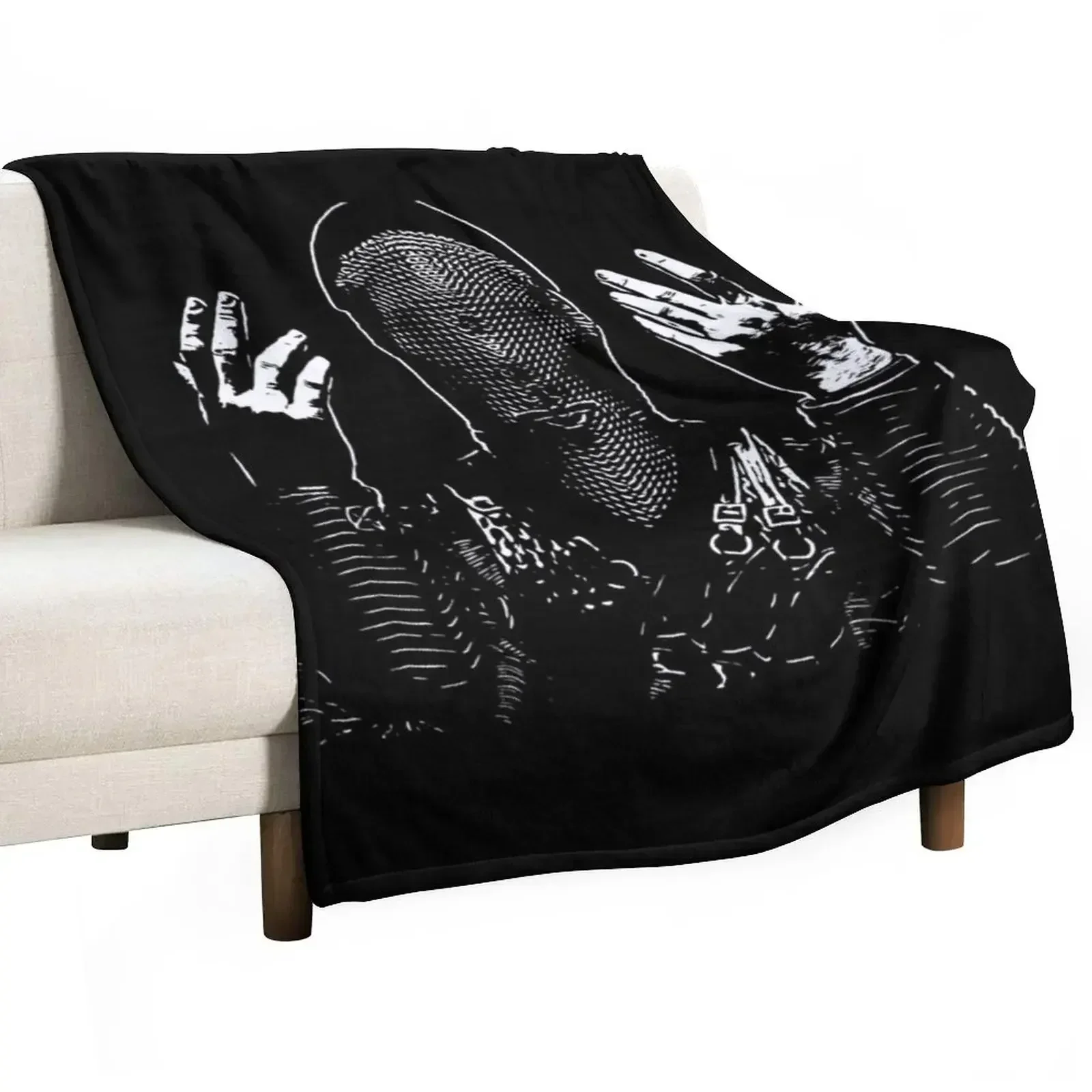 badass beatrice warrior nun masked Throw Blanket Flannel Luxury Thicken Blankets