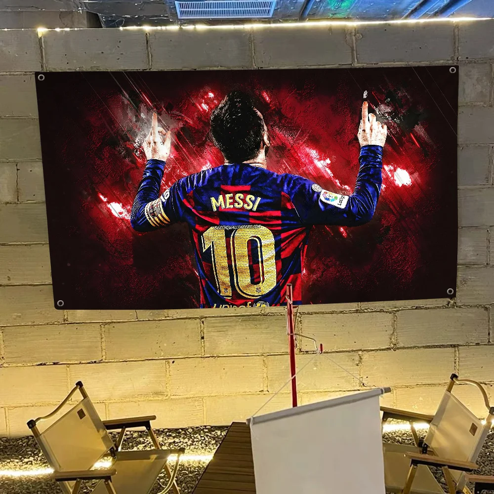 M-Messi Family Gatherings Outdoor Atmosphere Flags Camping Decorations Banners