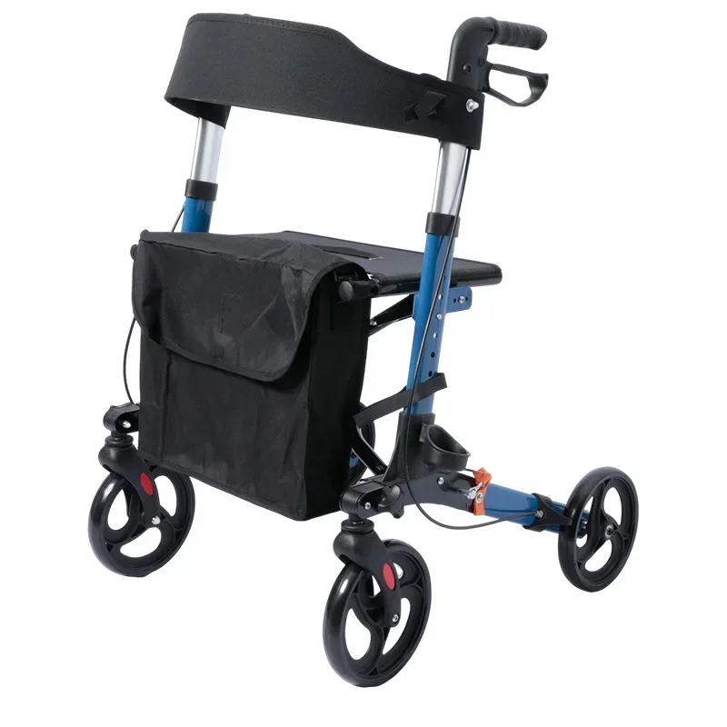 Elderly walker trolley, walker shopping cart walking aid