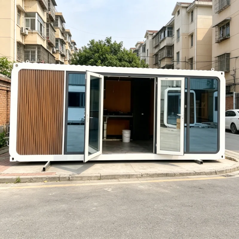 Expandable Container House 20ft 40ft Portable Prefabricated Home Waterproof Steel Structure Modular Tiny House