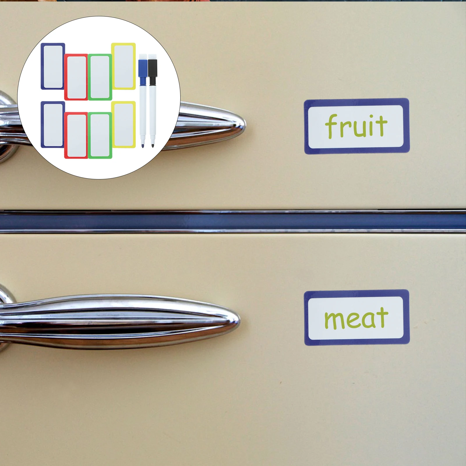 

Magnetic Whiteboard Stickers Dry Erase Label Labels Tags for Writing Film Name Reusable