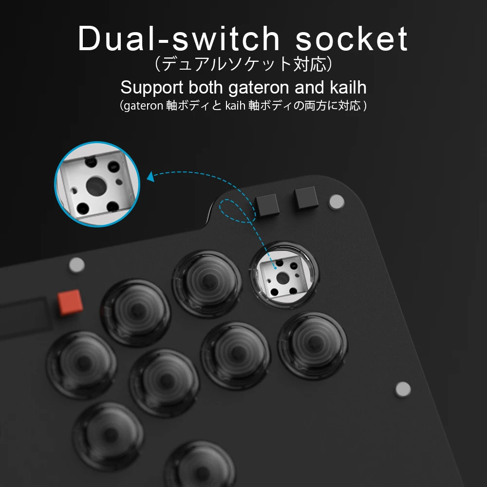 Duelpad Zen16 FightStick Джойстик Аркадный контроллер Hitbox для ПК/PS4/Switch Controller Arcade Stick Zero Delay