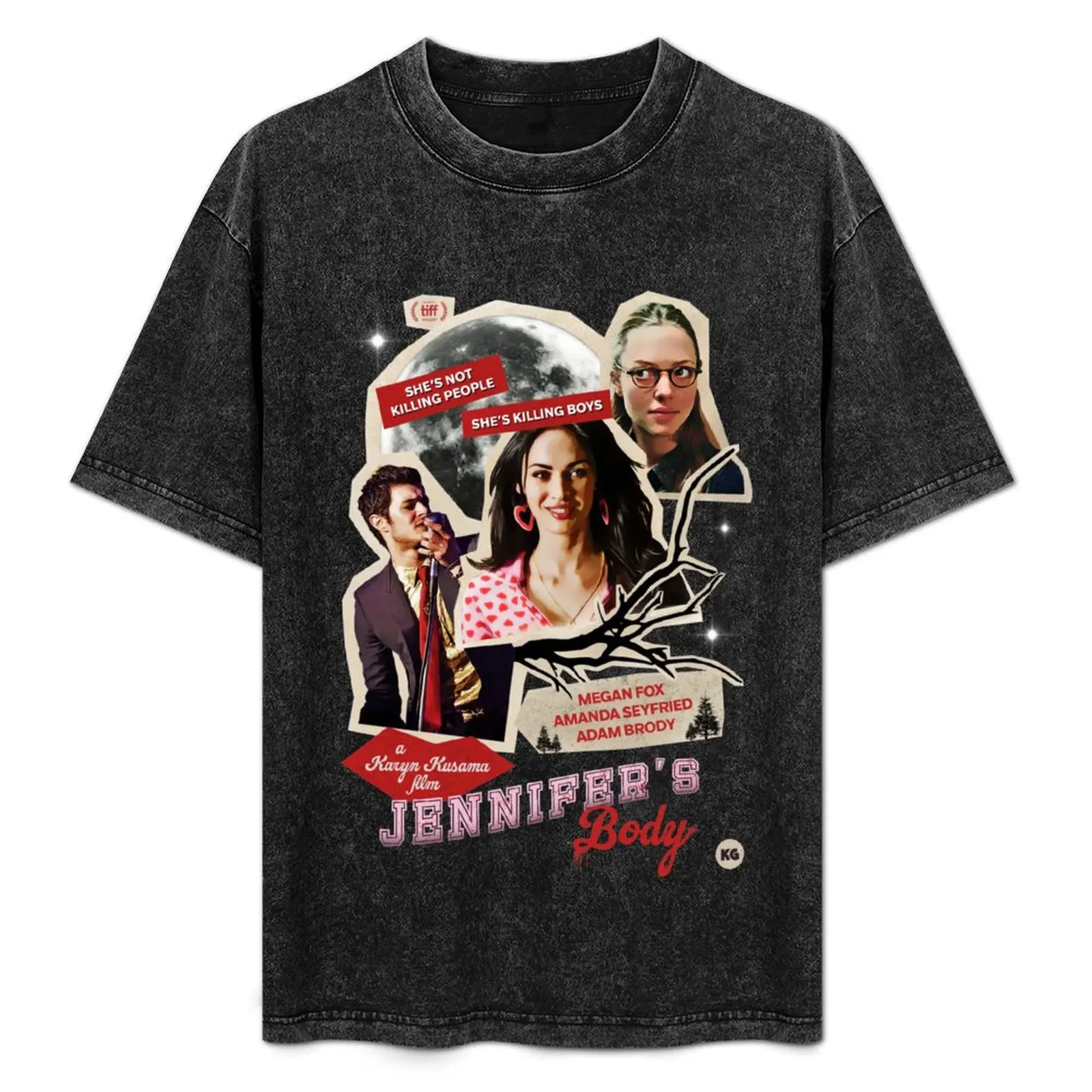 *original* Jennifer's Body poster T-Shirt Casual Minimalist Short Sleeve Top