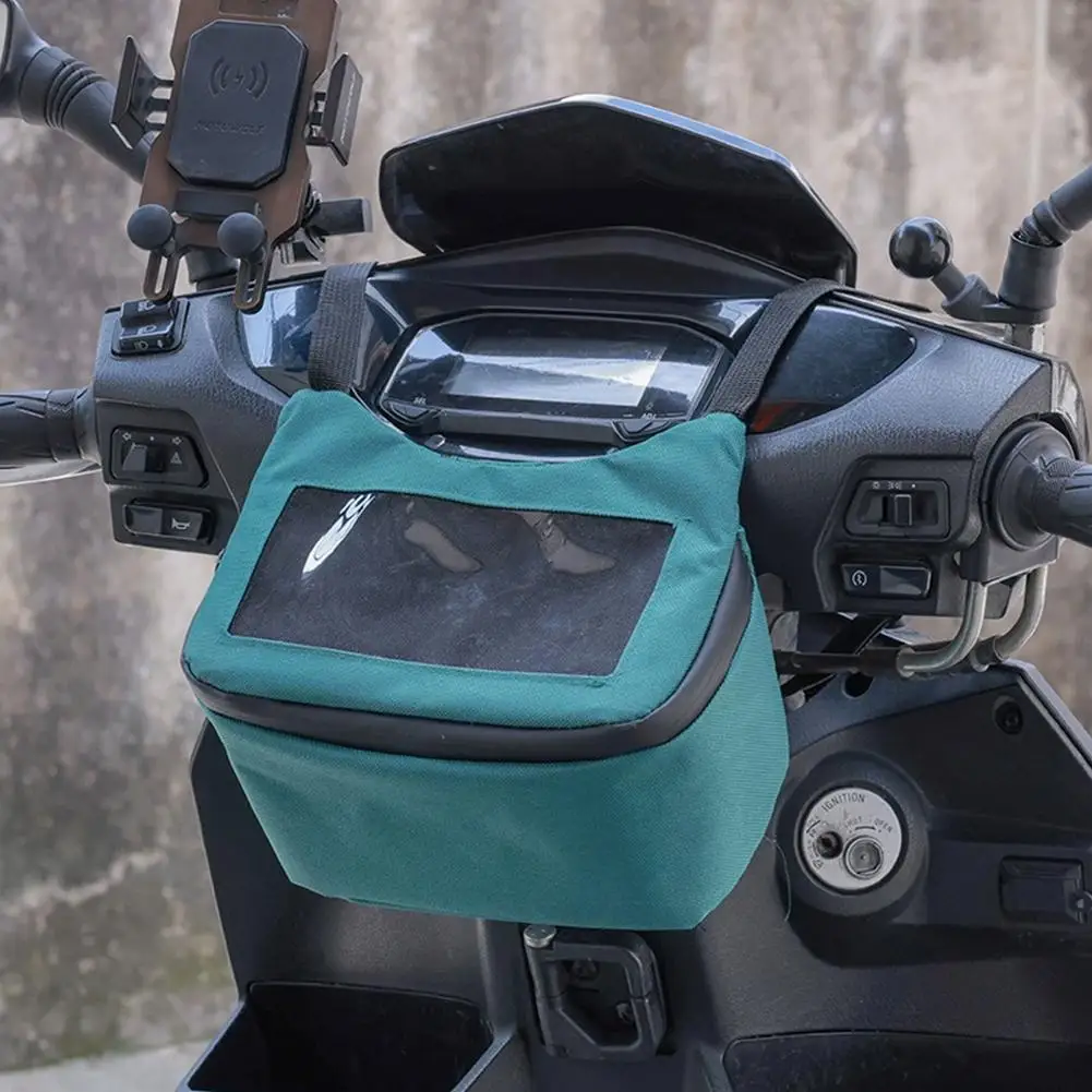 Bicycle Bag Viewing Window Mountain Bike Bag Cycling Navigation Handlebar Storage Bag Bicycle Front Bag Motorcycle