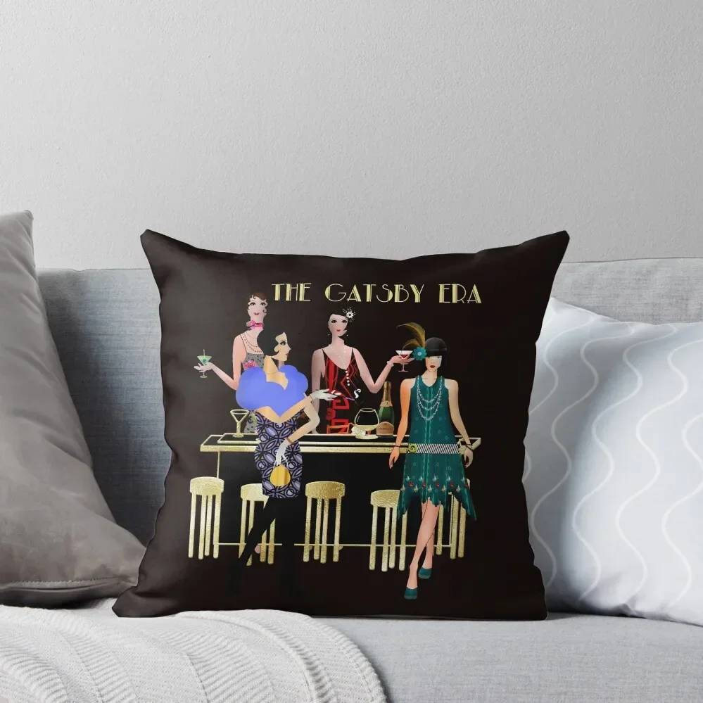 The Gatsby Era Throw Pillow autumn decoration Pillow Case Cushion Cover Set christmas decorations 2024 Pillow