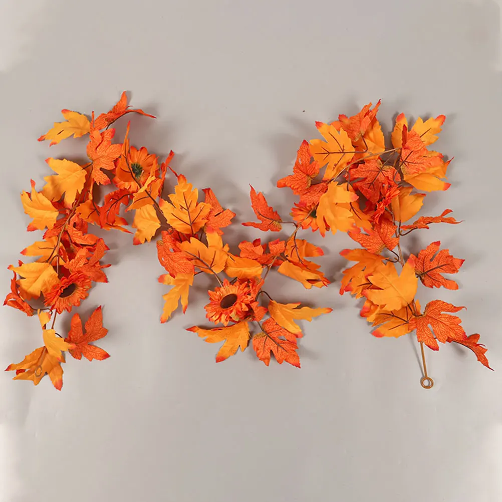 

Simulated Maple Leaf Rattan Vine 170cm Fall Home Decor Thanksgiving Pendant Lifelike Artificial Hanging nament