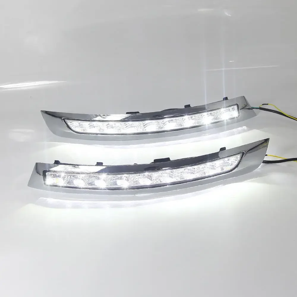 Luci di marcia diurna per auto 2 pezzi LED DRL per Volvo XC90 2007 2008 2009 2010 2011 2012 2013 lampada indicatore di direzione fendinebbia